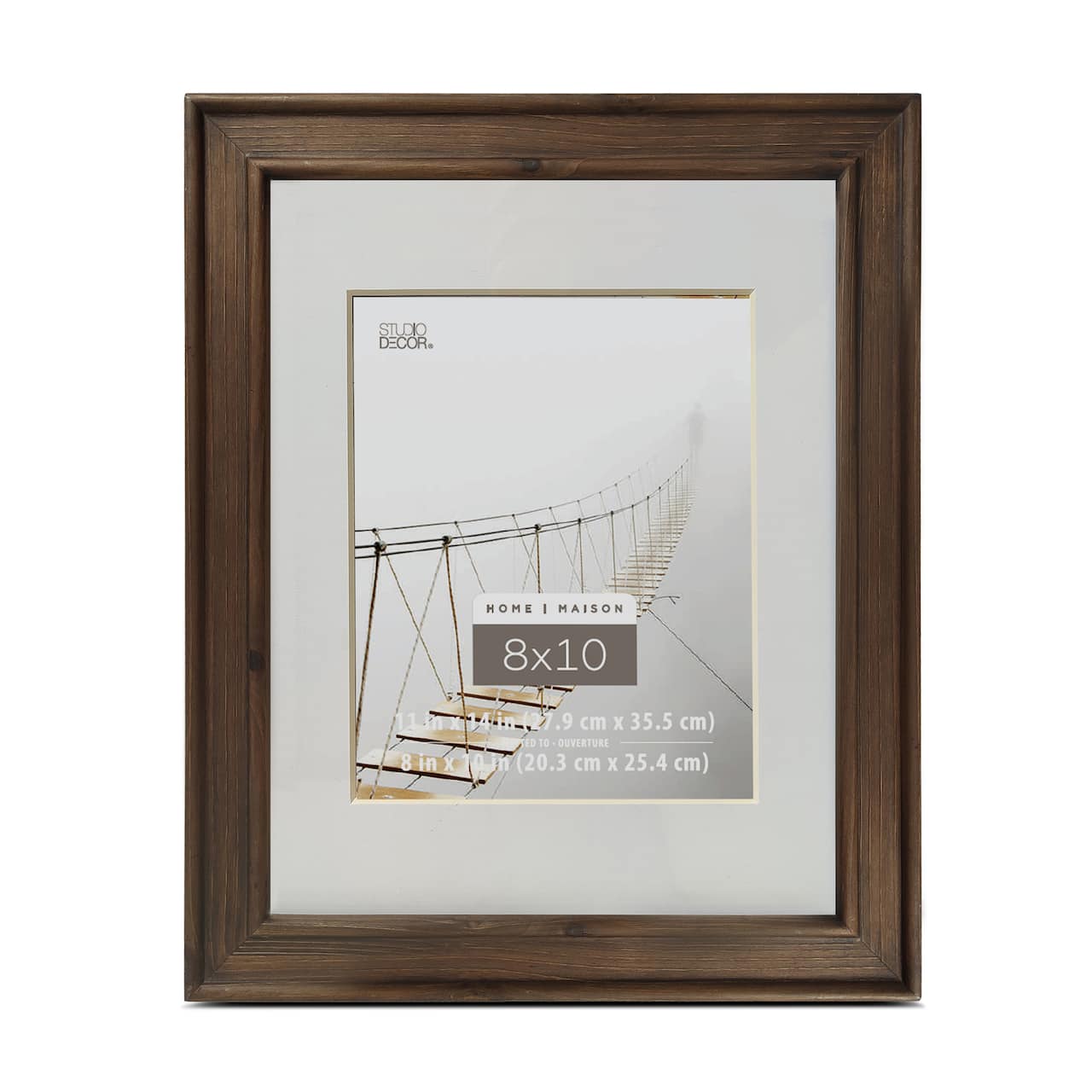 Home 8" x 10" Walnut Frame by Studio Décor®